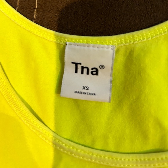 Aritzia neon yellow tank top - Picture 3 of 3